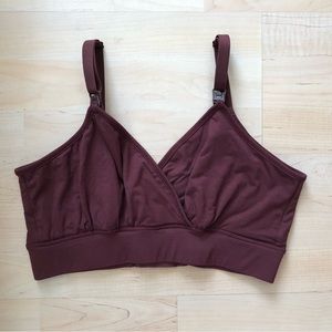 NWOT Storq Full Cup Nursing Bra Size 3 Medium Cocoa